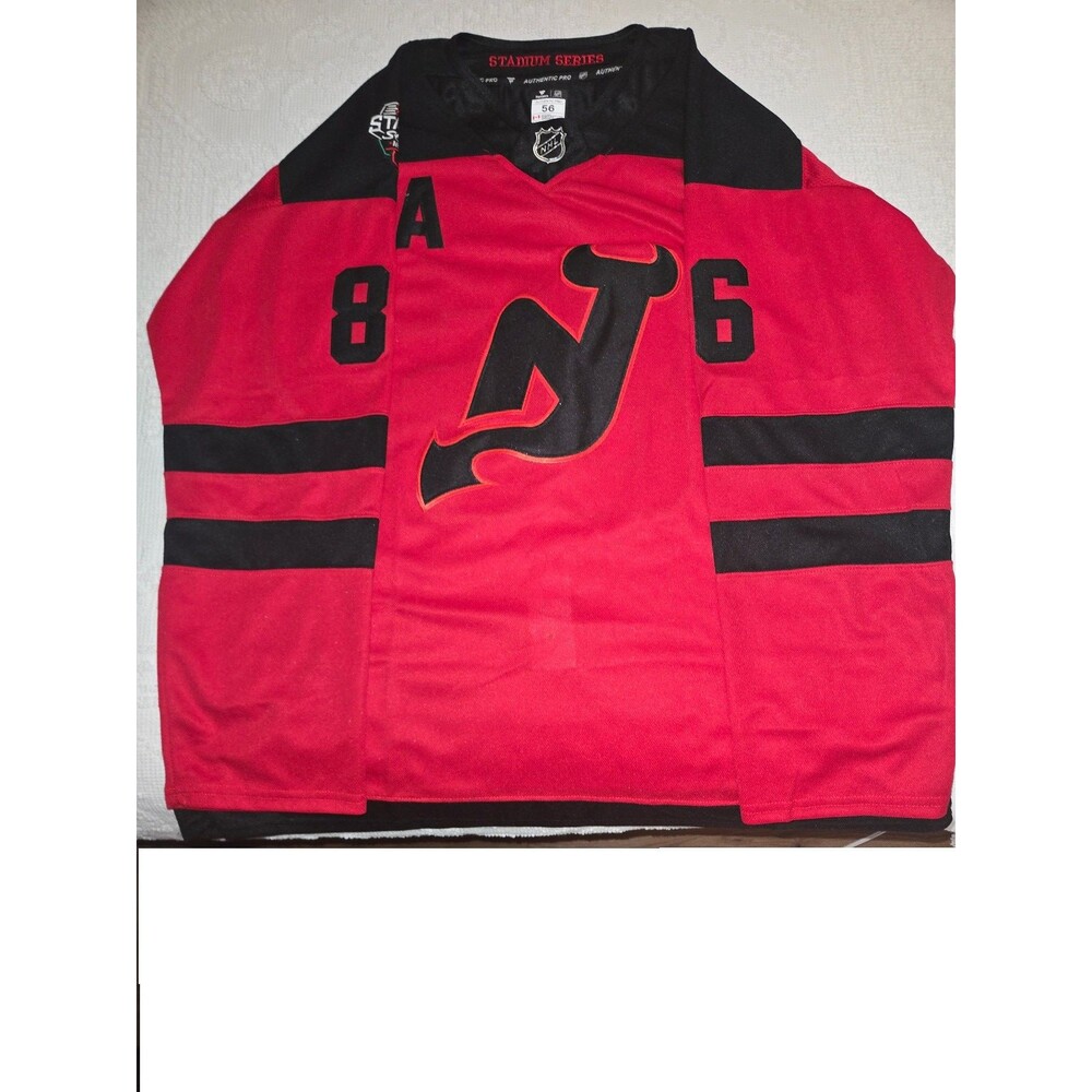 New Jersey Devils #86 Jack Hughes 2024 Stadium Series Jersey*Sz 56*NWT*Sweet!!!